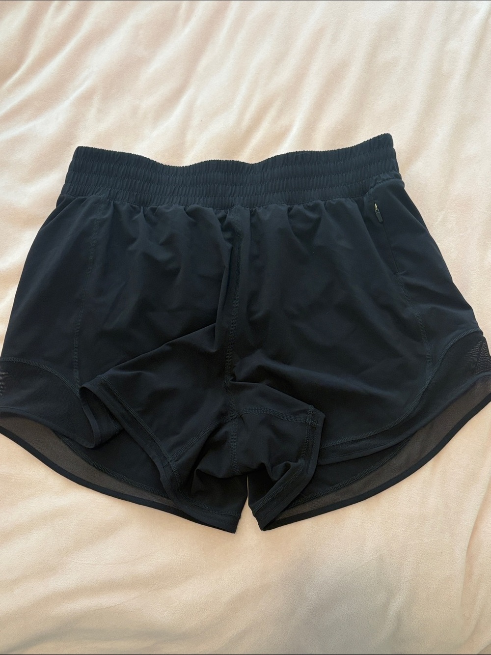 TNA Black Athletic Running Shorts with Liner